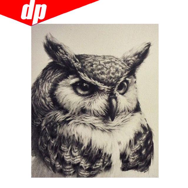 Eule Diamant Stickerei 5D DIY Diamant Malerei Kreuzstich Bild von Harz voller runder Diamant 20X30