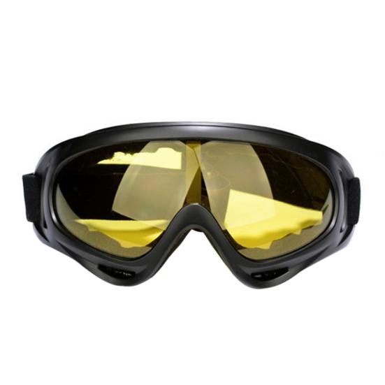 Männer Frauen Gläser Motorrad Motocross Racing Helm Snowboard Skate Skifahren UV Schutz Brille Gläser gelb