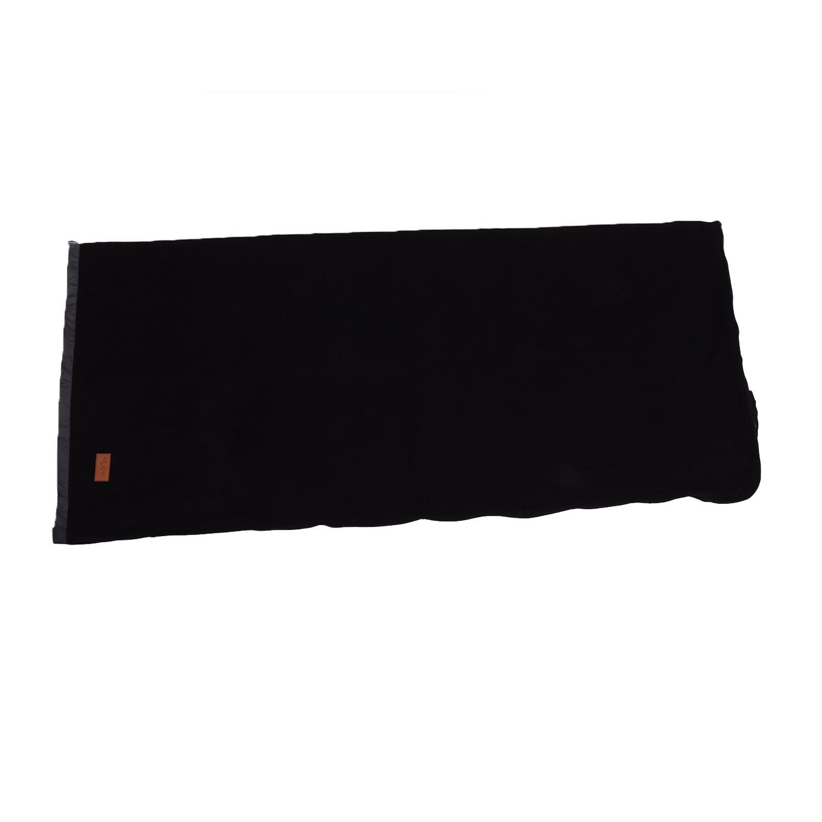 Schlafsack-Innendecke, superdickes Fleece, weiche Schlafsack-Innendecke für Campingreisen schwarz