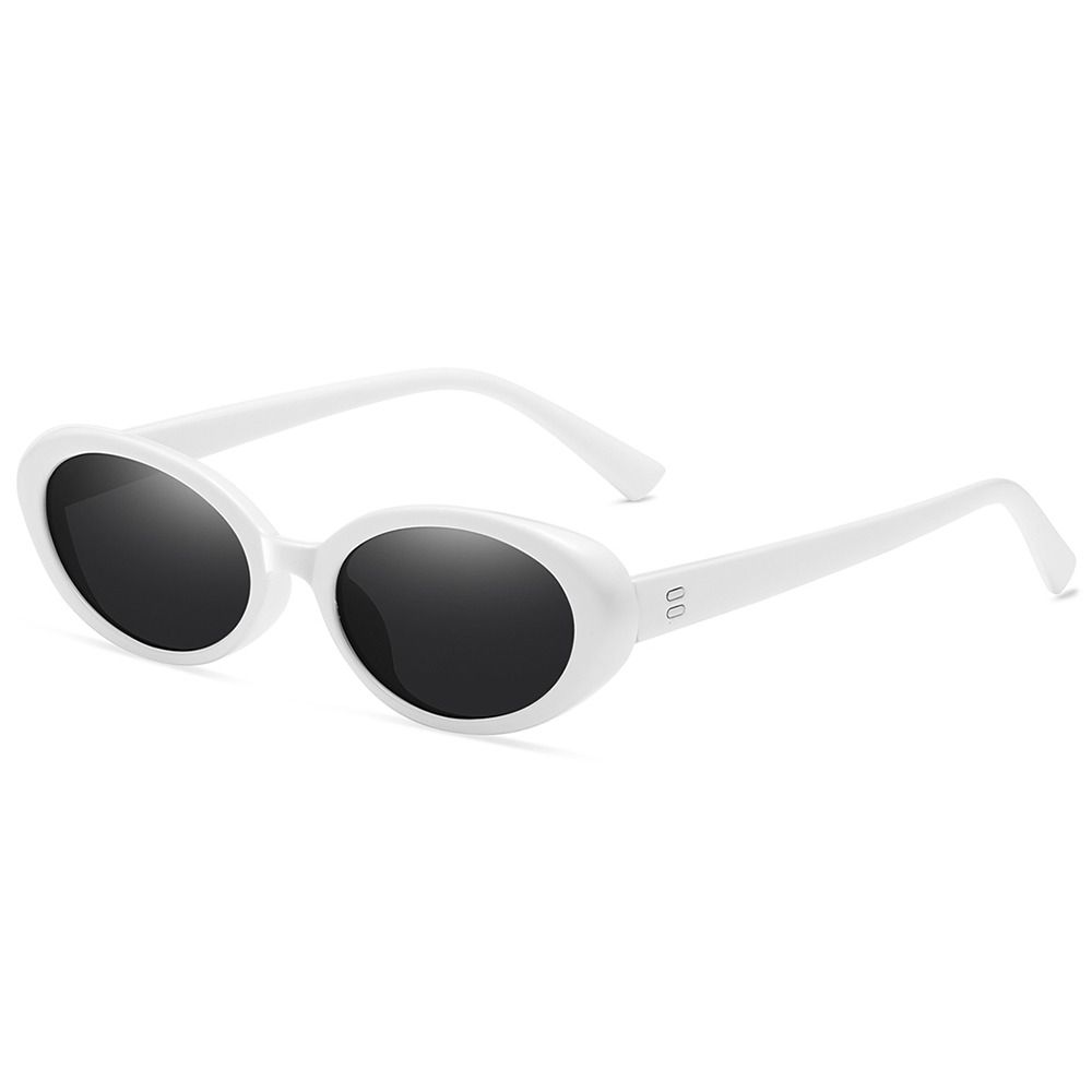 Modische Trendige Vintage Style Ovale Sonnenbrillen UV400 Schutz Y2K Kleine Ovale Sonnenbrillen Shades für Damen und Herren