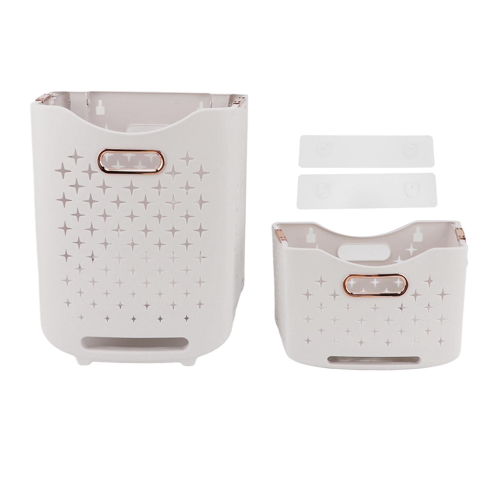 Rollender Wäschekorb auf Rädern, zusammenklappbarer Wäschesortierer, Organizer, zusammenklappbare hängende Wäsche