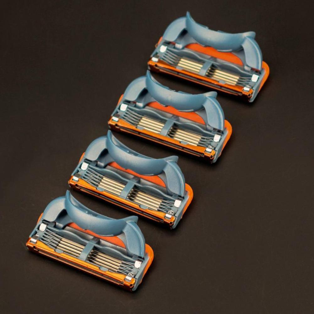 4 Stück Rasierklingen Kassetten Rasierklinge für Männer Gesicht Kompatibel für Proglide