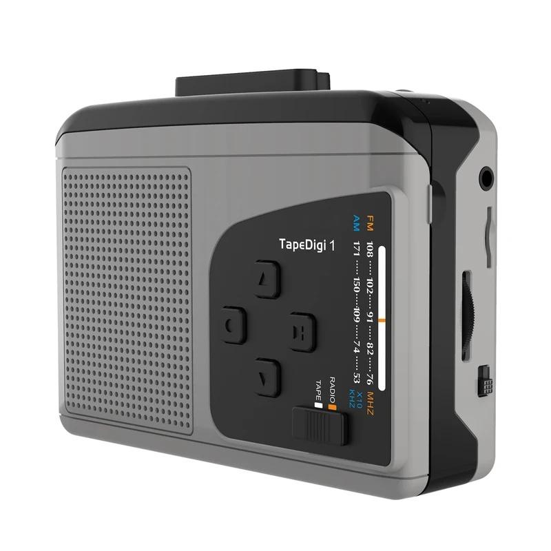EZ234 Kassetten-Walkman-Player zu MP3-Konverter mit Lautsprecher AM/FM-Radio Kassettenrekorder zu TF-Karte Audio-Aufnahmekarte