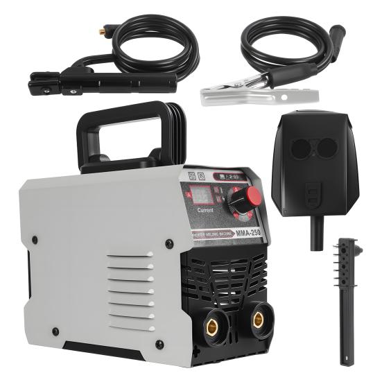 Elektroden-Schweißgerät MMA-250 Tragbares Schweißgerät 220V Mini Elektrische Maschine IGBT-Inverter Industriell mit Heißstart Lichtbogenkraft Anti-Stick ARC EU