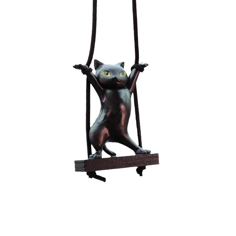 Auto Anhänger Kreative Nette Zweig Katze Rückspiegel Anhänger Auto Innen Dekoration Auto Innen Zubehör Para Auto