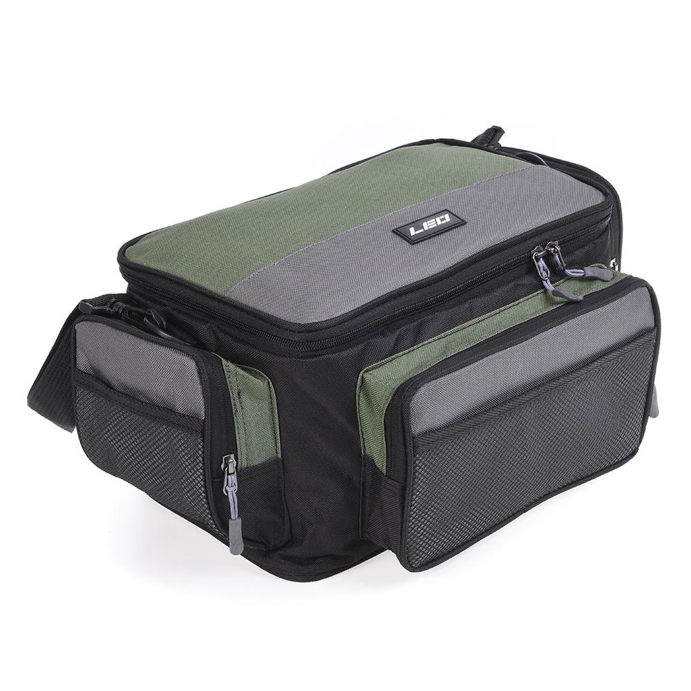 Angeltasche, multifunktionale Outdoor-Angelgerät-Tasche, Angelrolle, Köder, Aufbewahrung, Umhängetasche Bag Only