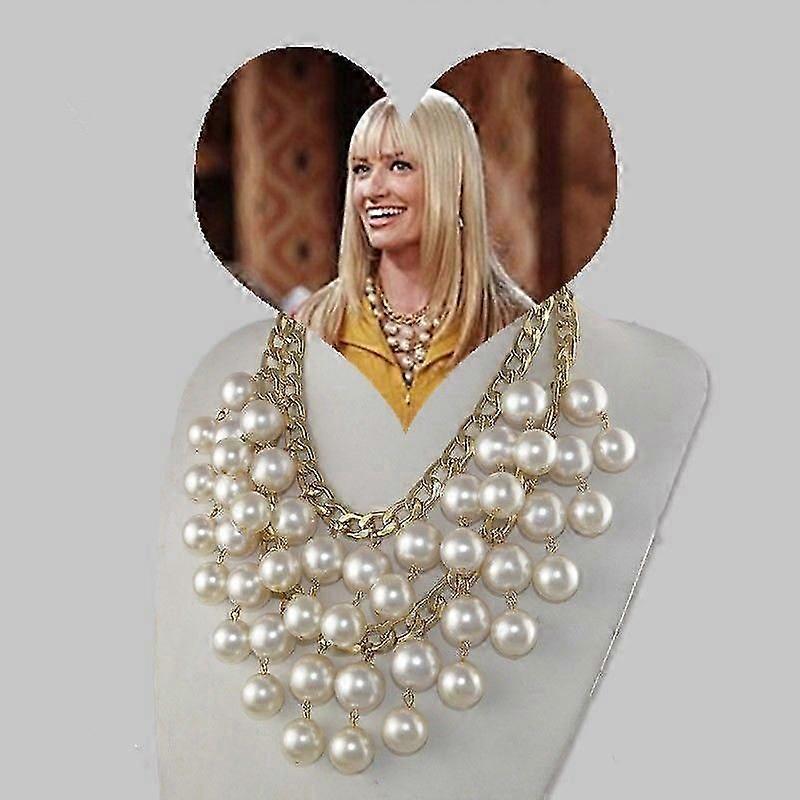ACP 2 Broke Girls Caroline Perlenkette Goldkette Valentinstagsgeschenk VTN