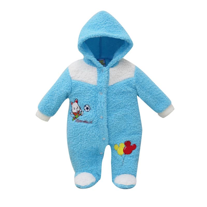 Neugeborene Kinder Jungen Mädchen Korallen Fleece Winter Kleidung Set Casual Set Sport Outfits Taste Warme Kleidung 9M 6/9 hellblaue