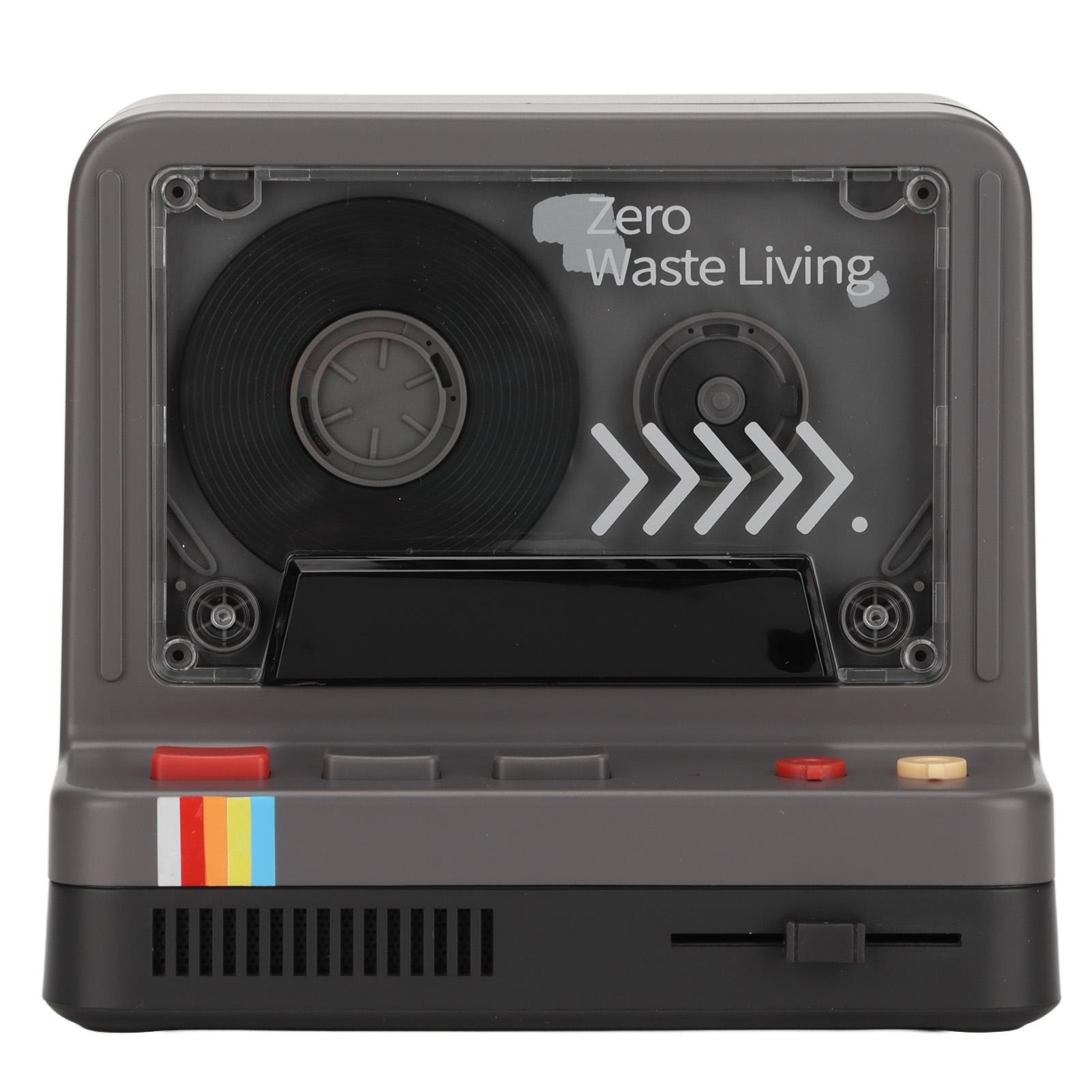 Bluetooth-Kassettenspieler Tragbarer Stereo-Kassettenretro-Bluetooth-Lautsprecher Unterstützt Bluetooth AUX und schwarz