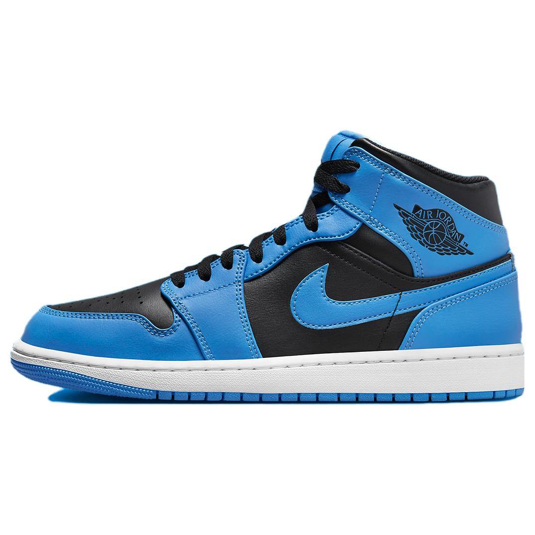 Neu JORDAN 1 Mid University Blue Schwarz DQ8426-401 40