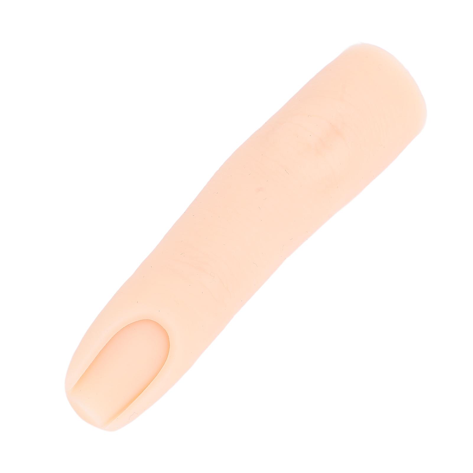 Silikon Übungsfinger für Acrylnägel Weich im Griff Realistisch Flexibel Biegsam Nageltraining