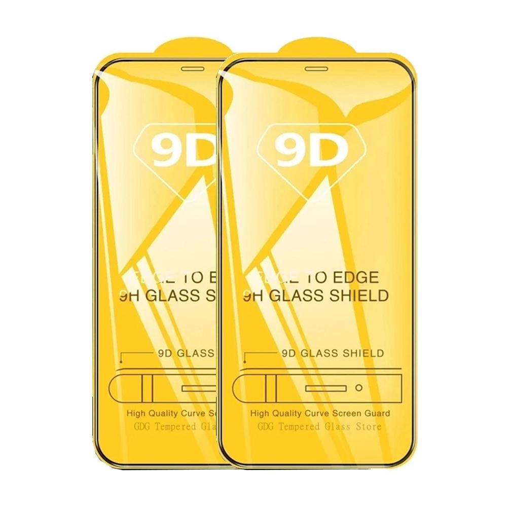 2 Stück Fast Exhaust Full Cover Gehärtetes Glas für iPhone 15 14 Pro Max XR Xs Max Displayschutzfolie für iPhone 13 Pro 12 Pro 11 Pro 14 Plus iPhone 15 Pro Max