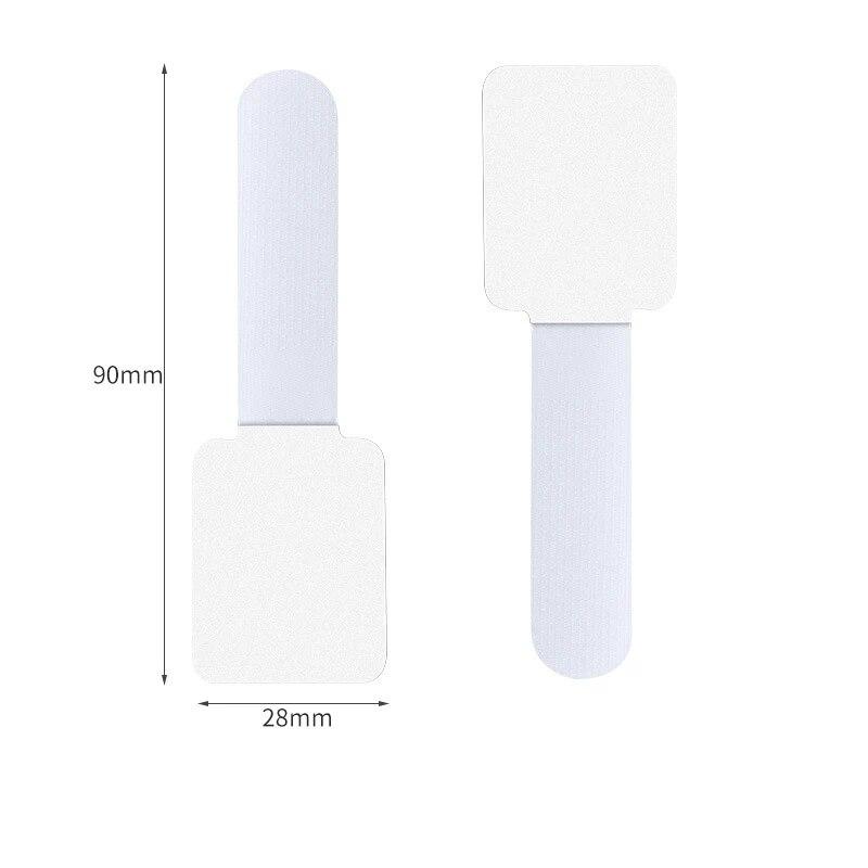 10/20/50 Stück wiederverwendbare Kabelbinder zur Befestigung von Kabel-Organizern, Kabel-Seilhaltern, selbstklebend, verstellbare Kabel-Organizer-Gurte, Schreibtisch-Management 50PCS weiß