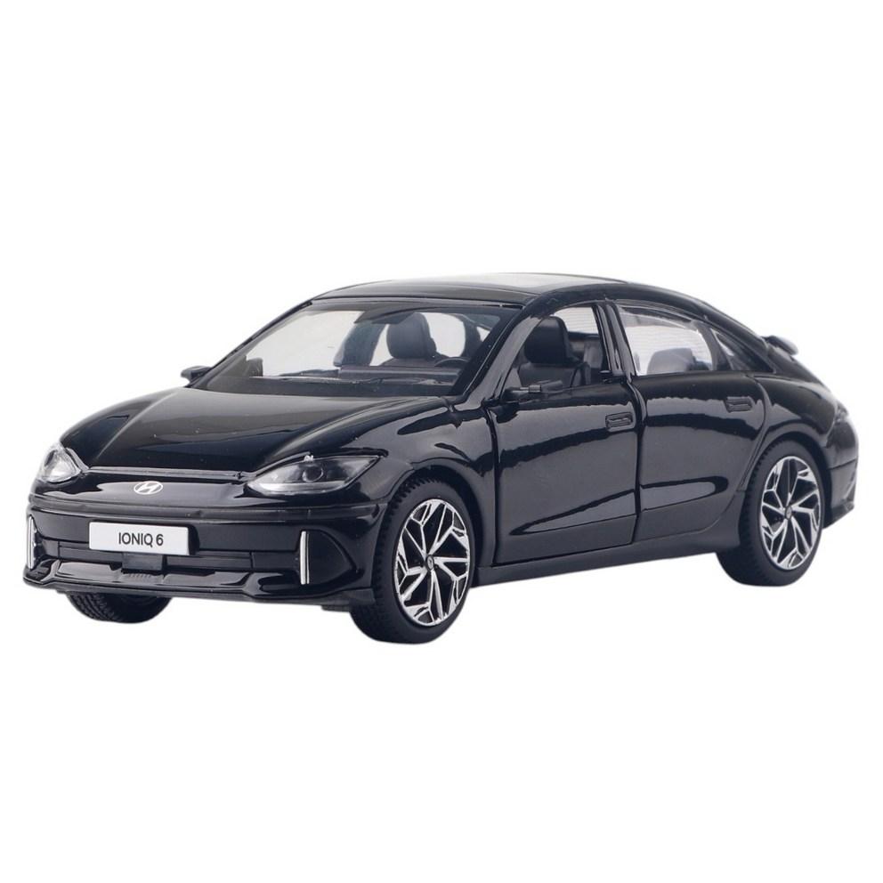 Hyundai IONIQ 6 Schwarzes Druckguss-Modellauto (1 Stück) gray