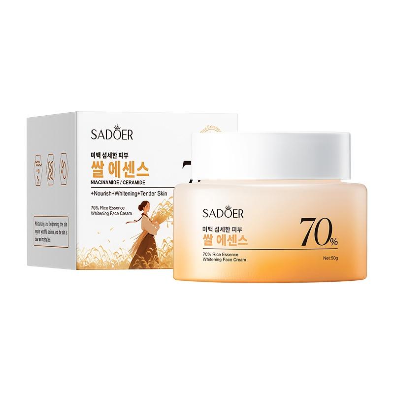 SADOER Reisessenz Gesichtscreme Aufhellend Feuchtigkeitsspendend Nährend Anti-Aging Anti-Falten Gesichtscreme Koreanische Hautpflege Kosmetik 50g(1.76oz)