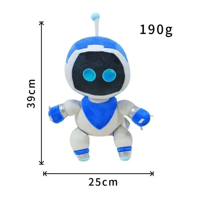 Astro Bot Plüsch, Astro Bot Plüschtier, Rescue Plan Plüschpuppe für Astro Bot, Weiche Stofffigur Puppe für Spielefans, Geschenk für Jungen, Mädchen und Fans Style 1 black
