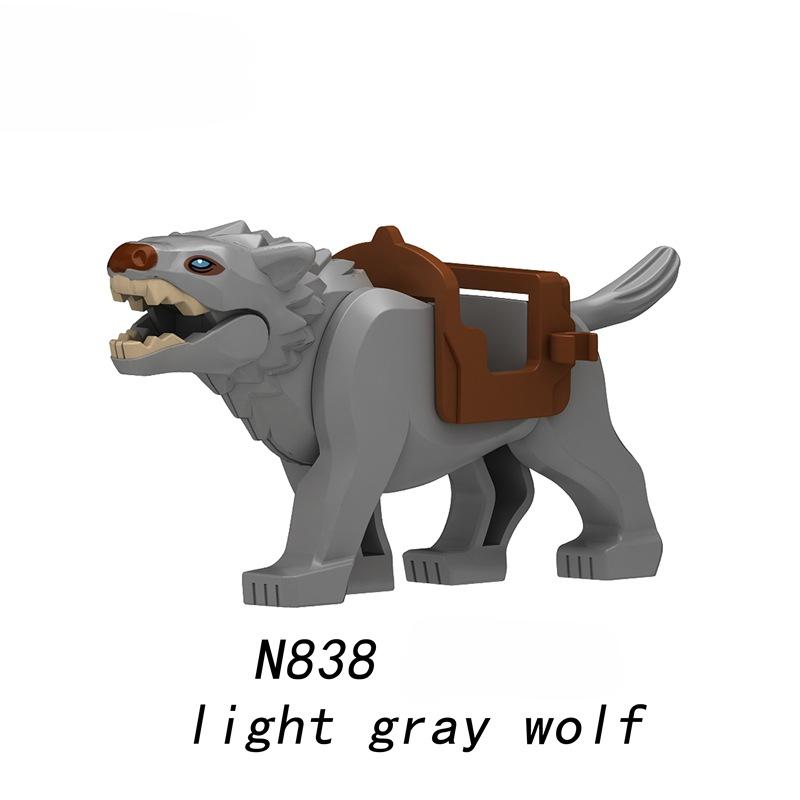 Mittelalterliche Serie Werwolf Ritter Baustein Kinderspielzeug
