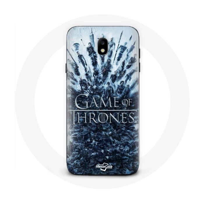 Hülle für Samsung Galaxy S4 Game of Thrones Staffel 8 Folge 1 Game of Thrones Charaktere Logo Grau