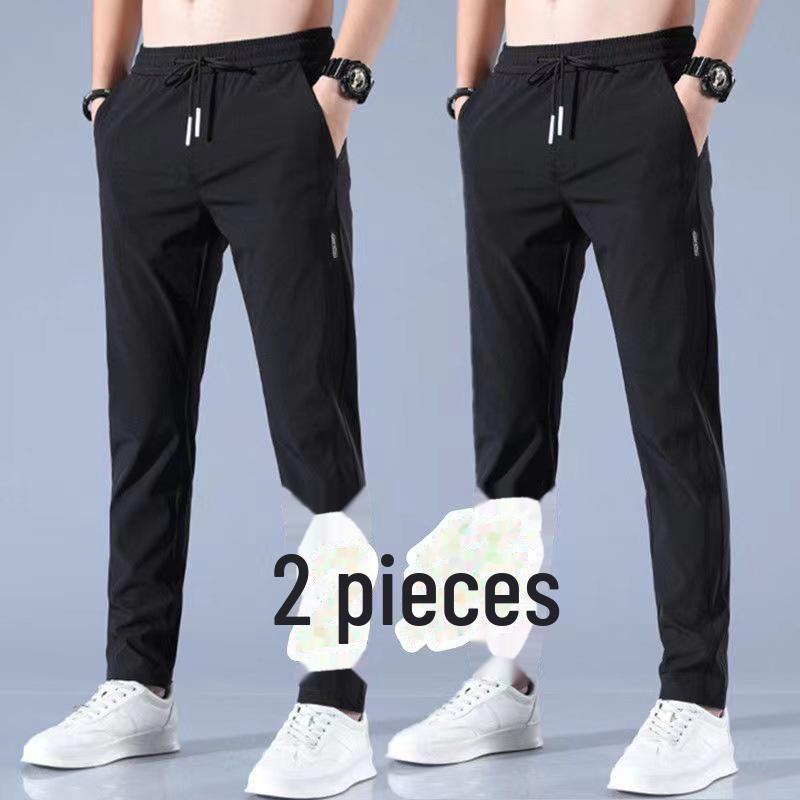 Schnelltrocknende Outdoorhose aus Eisseide für Herren – leicht, lockere Passform, ideal für Sport im Frühling und Herbst oder als Arbeitskleidung L (recommended 105-125 kg)