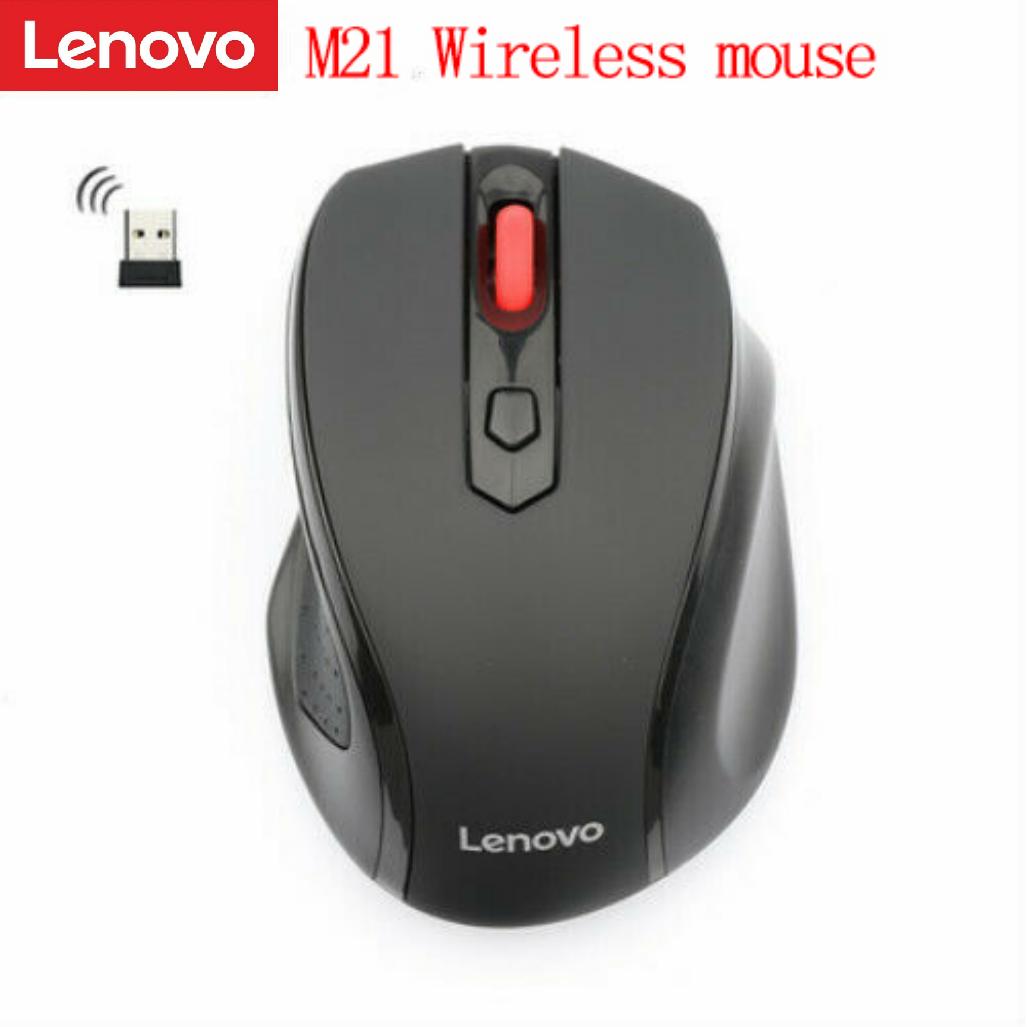 Lenovo M21 Drahtlose USB-Maus Optische Tragbare Für Computer Laptop Mäuse Drahtlose Maus Neue Für Computer schwarz