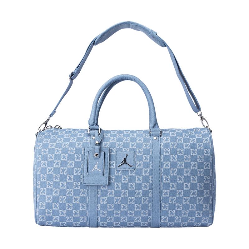 Jordan Baumwolle Reisetasche Handtasche Unisex Hell Denimblau Jordan JD2523003AD-001 (47.0cm*20.3cm*26.7cm)
