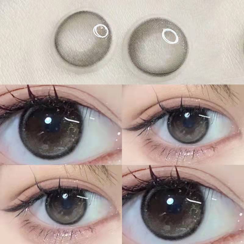 Kontaktlinsen Myopie, verschreibungspflichtige Linsen mit Dioptrien, farbige Kontaktlinsen für Augen, Kosmetik, Schönheit, natürlicher Schmetterling -1.75 braun