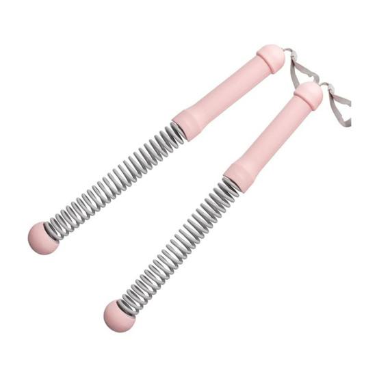 Gewichtetes, seilloses Battle Rope für Männer und Frauen – Armtrainer, Cardio-Muskelkrafttraining, kabelloses Trainingsseil, Fitnessgerät für Zuhause rosa