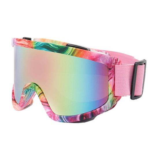 Winter-Outdoor-Skibrille für Männer und Frauen, doppelschichtige Linse, Antibeschlag-Schnee-Sonnenbrille, winddichte UV-Schutzbrille, Outdoor-Sport-Sonnenbrille