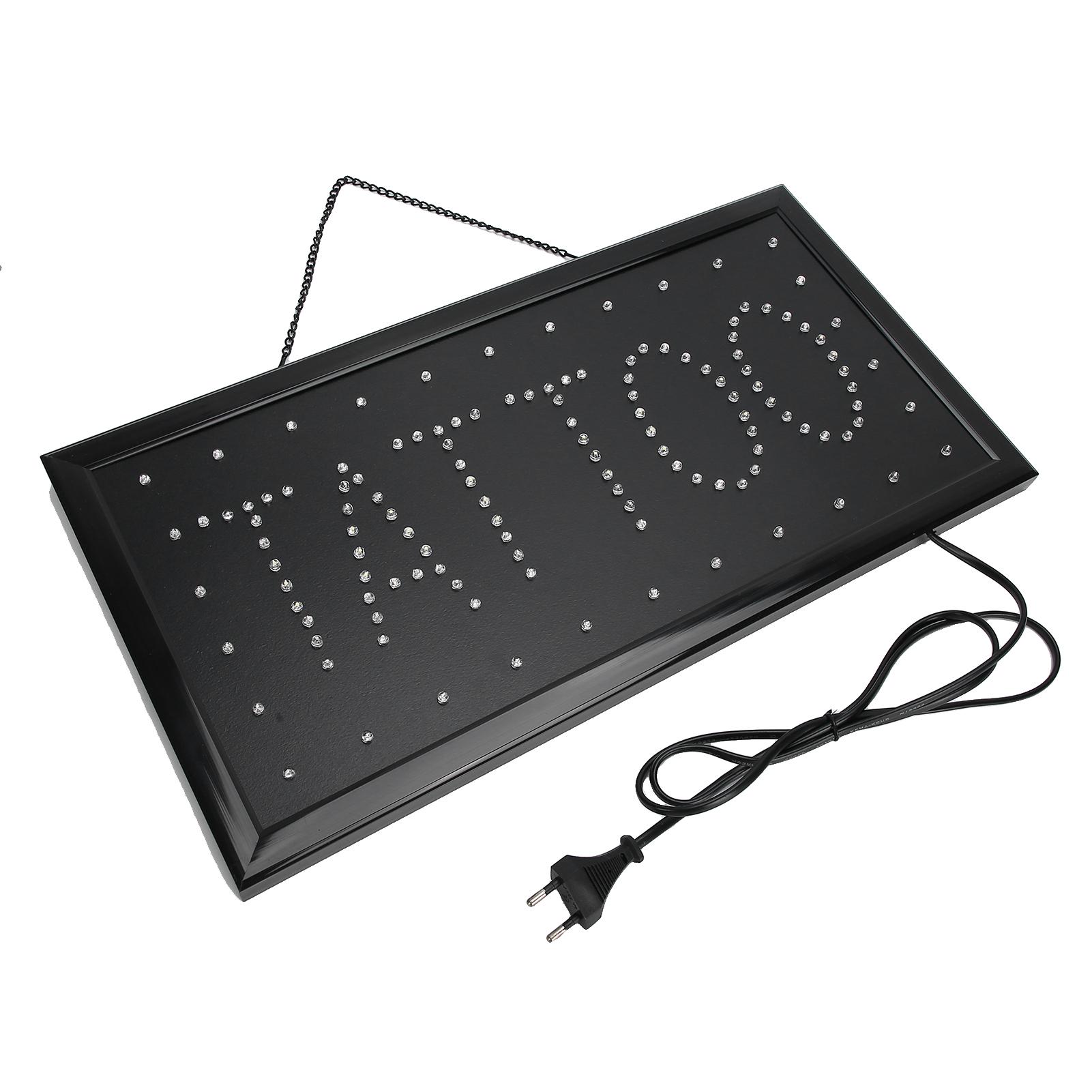 Tattoo Shop LED Schild Tattoo Piercing Studio Offen Schild mit Kettenzubehör EU Plug