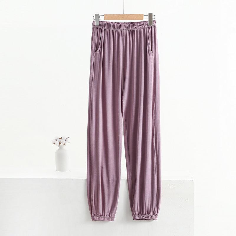Einfarbige gerade Hose für Damen mit Taschen, schmal zulaufende Hose, elastische Taille, Kordelzug, weites Bein, lässige, lockere Hose, lässige Lounge-Yogahose 6XL