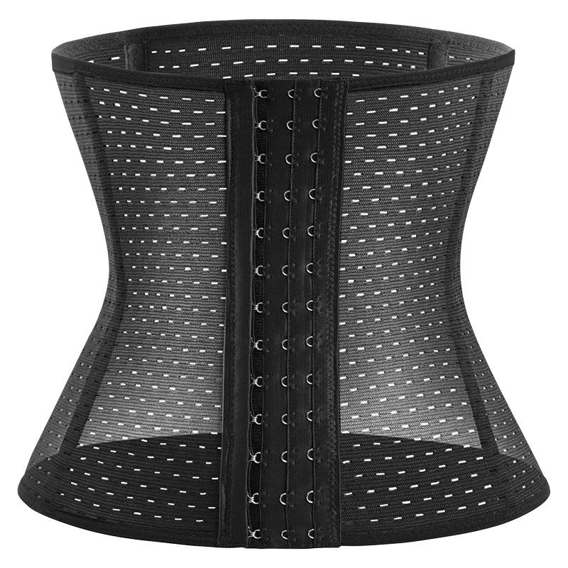 Männer Abnehmen Body Shaper Taille Trainer Trimmer Gürtel Korsett Für Bauch Bauch Shaper Bauch-steuer Fitness Kompression Shapewear 2XL schwarz