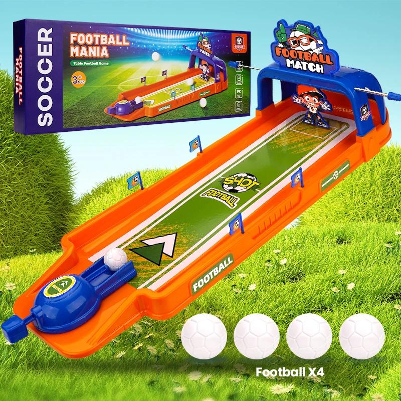 Mini Tischfußballspiel für Eltern und Kinder Kinderspielzeug Lustiges Desktop Kickertisch Spielzeug mit Schieber Indoor Spielzeug für Jungen Kinderspielzeug