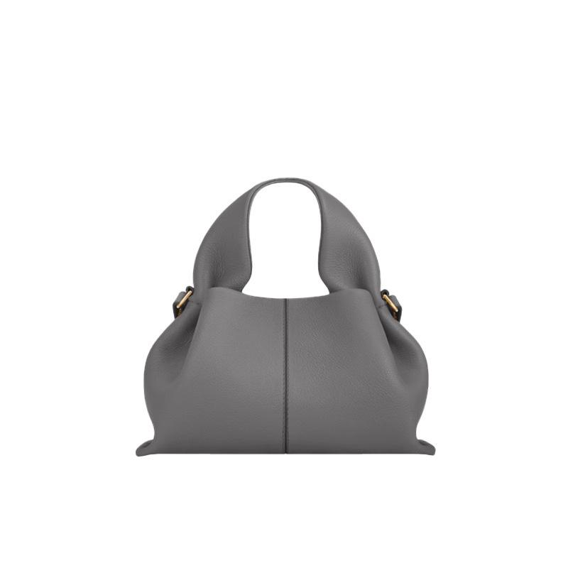 Französische Poleno Wolken Tasche Damen Tasche Nische High-End Gefühl Schräg über die Schulter Handtasche Damenmode Falten Knödel Tasche 23.5*13.5*14cm (gift box)