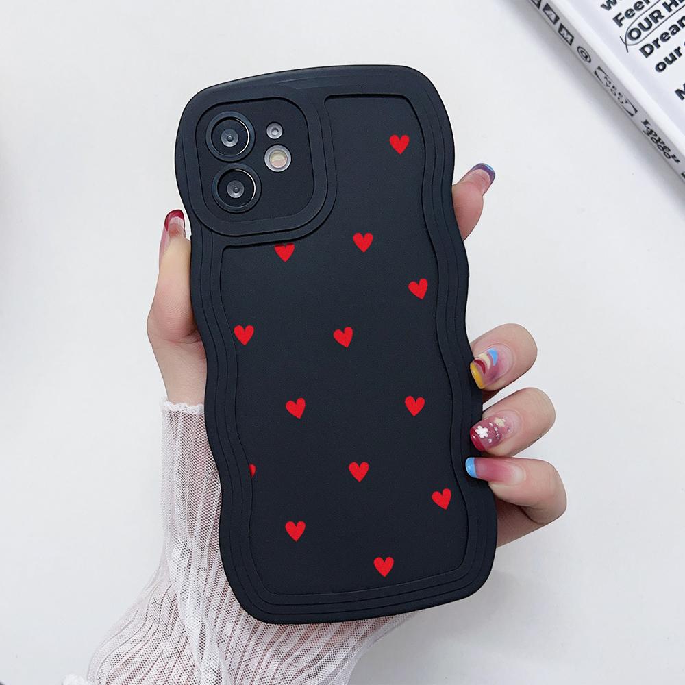 Liebesherz Welle Handyhülle Für iPhone 6s Hülle iPhone 8 SE 2020 7 Plus 16 Pro Max 11 13 15 14 12 Silikon Stoßfeste Hülle Funda For iPhone16 Pro Max gray