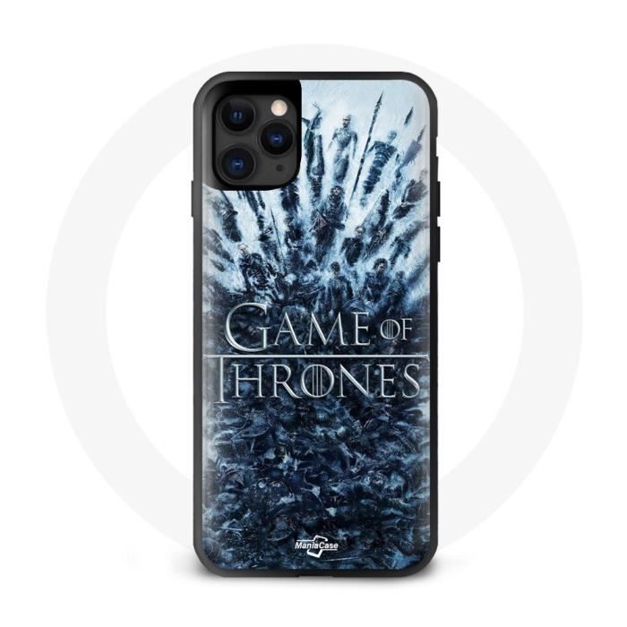 Hülle für iPhone 13 Game of Thrones Staffel 8 Folge 1 Game of Thrones Charaktere Logo Grau