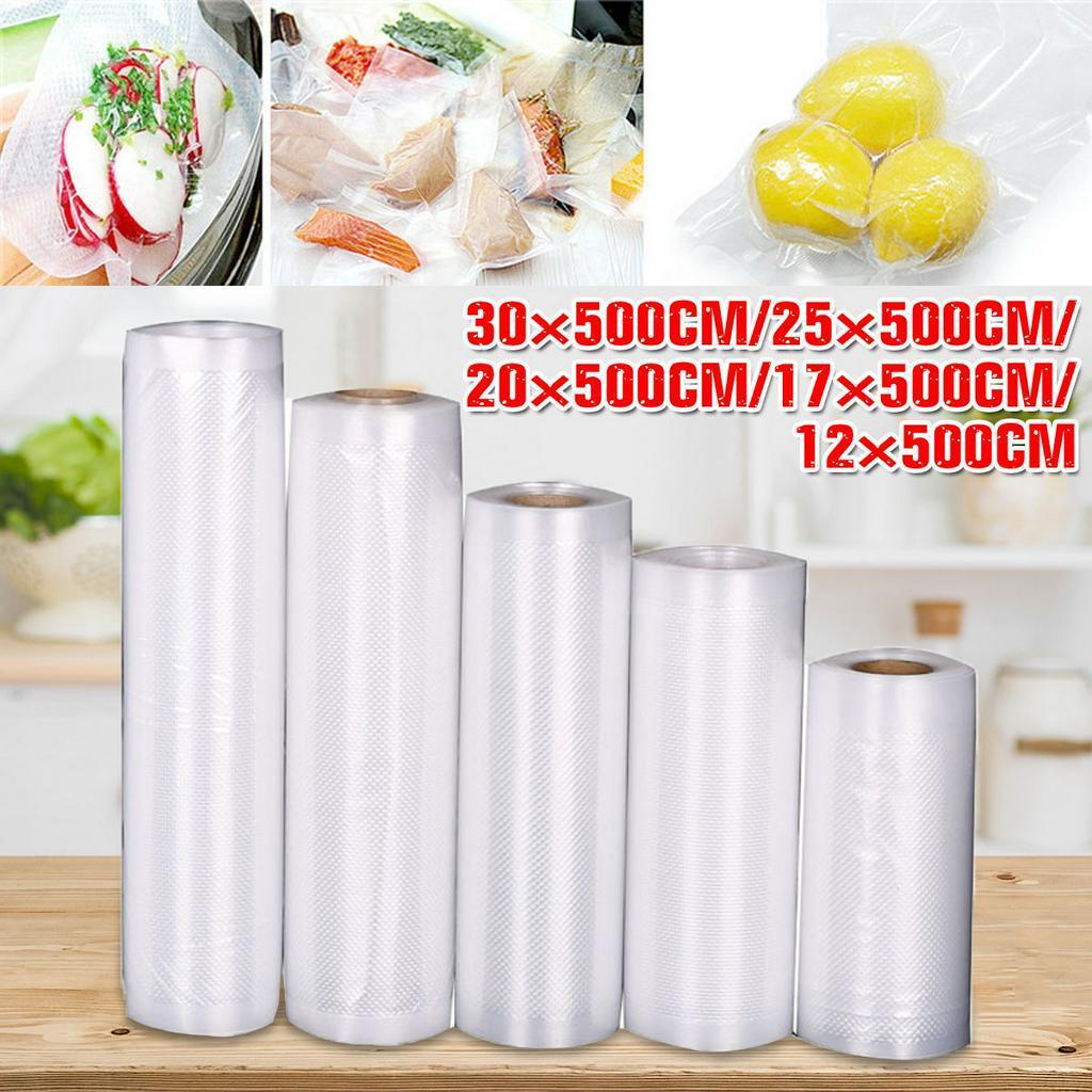 12 + 17 + 20 + 25 + 30 cm * 500 cm Rollen/Lot Beutel für Vakuumierer, Vakuumbeutel für Lebensmittel, Vakuumierer, Lebensmittel frisch und lange haltbar 30*500cm