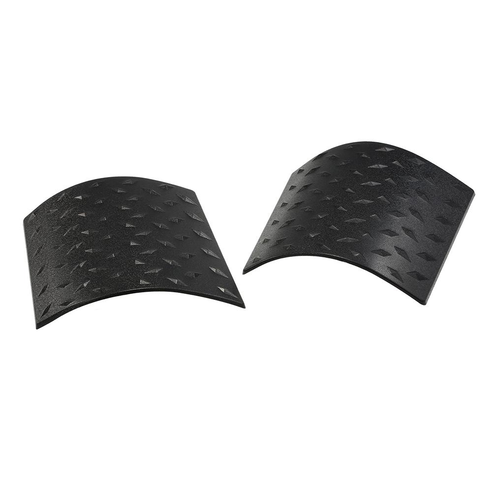 Schwarze Motorhauben-Körperpanzerung, Autoaufkleber, seitliche äußere Verkleidungsabdeckung, 2 Stück, für Jeep Wrangler JK 2007–2016, ABS
