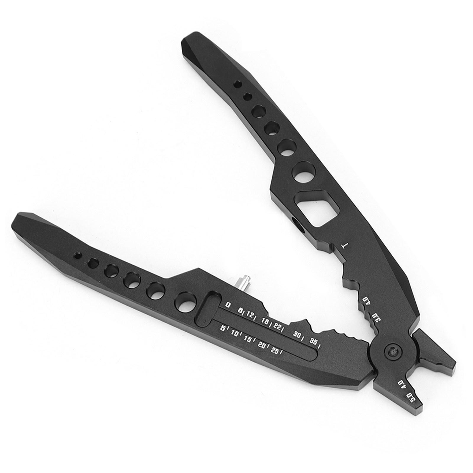 Multifunktions Stoßdämpfer Federbeine Dämpfer Zange Kugelkopfzange Klipp passend für Traxxas HSP Auto(Schwarz ) schwarz