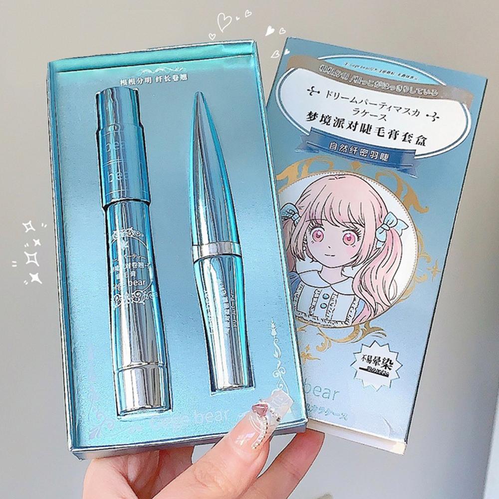 Seidenfaser-schwarze Wimperntusche, wasserdicht, langlebig, Verlängerung der Wimpern, Verlängerung, Curling-Mascara, schwarze Wimpern, Make-up, Kosmetik Mascara fiber