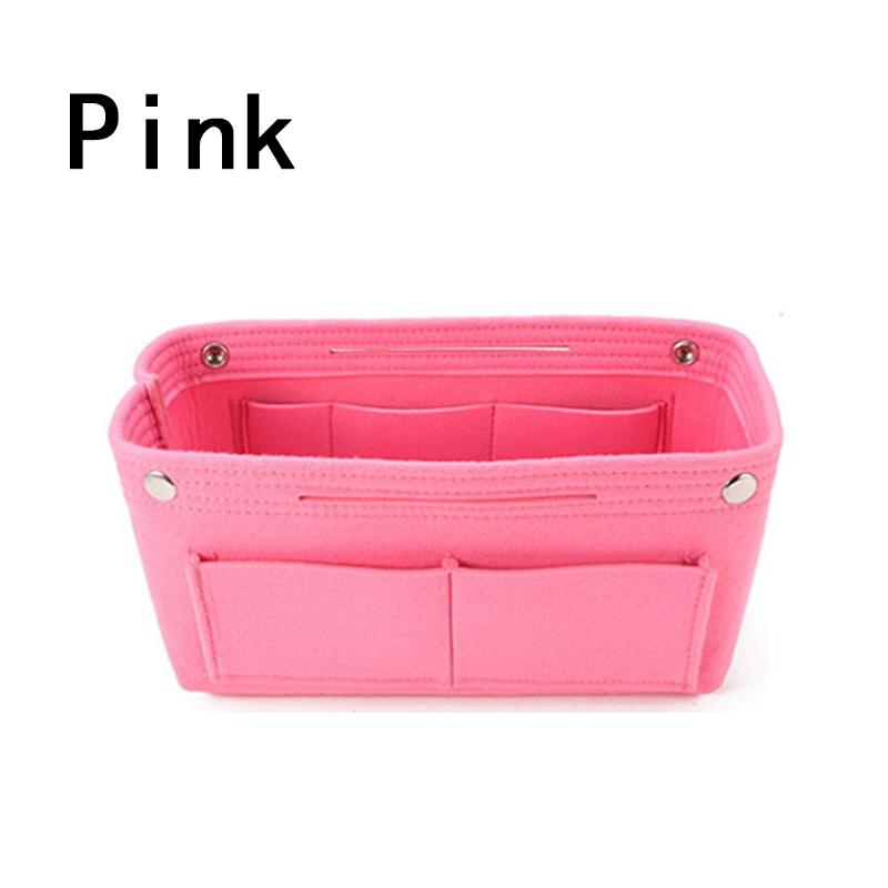 Filz-Geldbörsen-Organizer, Taschen-in-Taschen-Organizer für Handtaschen, mehrere Taschen, Reiseeinsatz, Handtasche, tragbare Damen-Kosmetik-Aufbewahrungstaschen