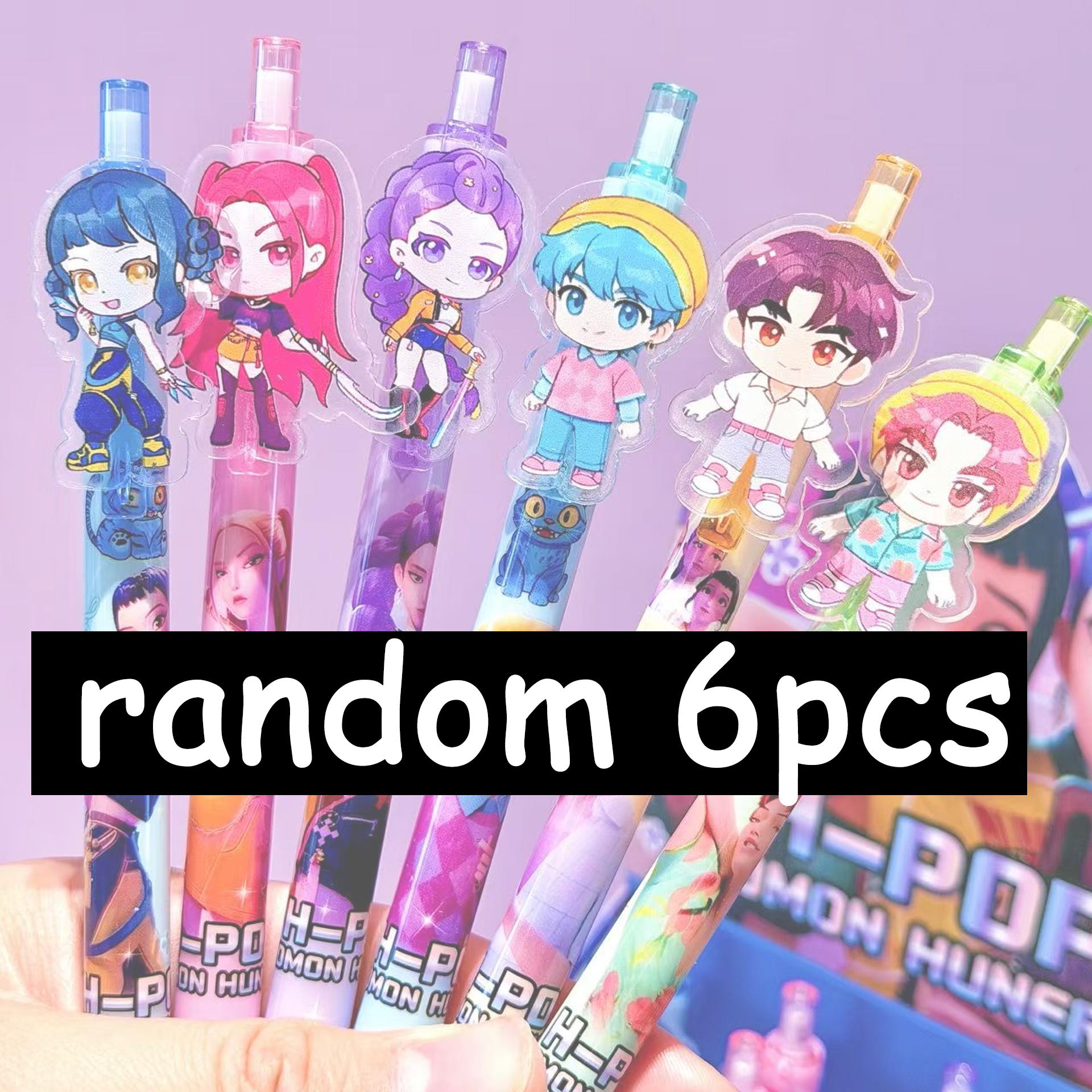KPop Dämonenjäger Gelstifte Kawaii Schreibwaren Anime Derivate Peripherieartikel Schulsachen Bürobedarf Geschenk HEISS