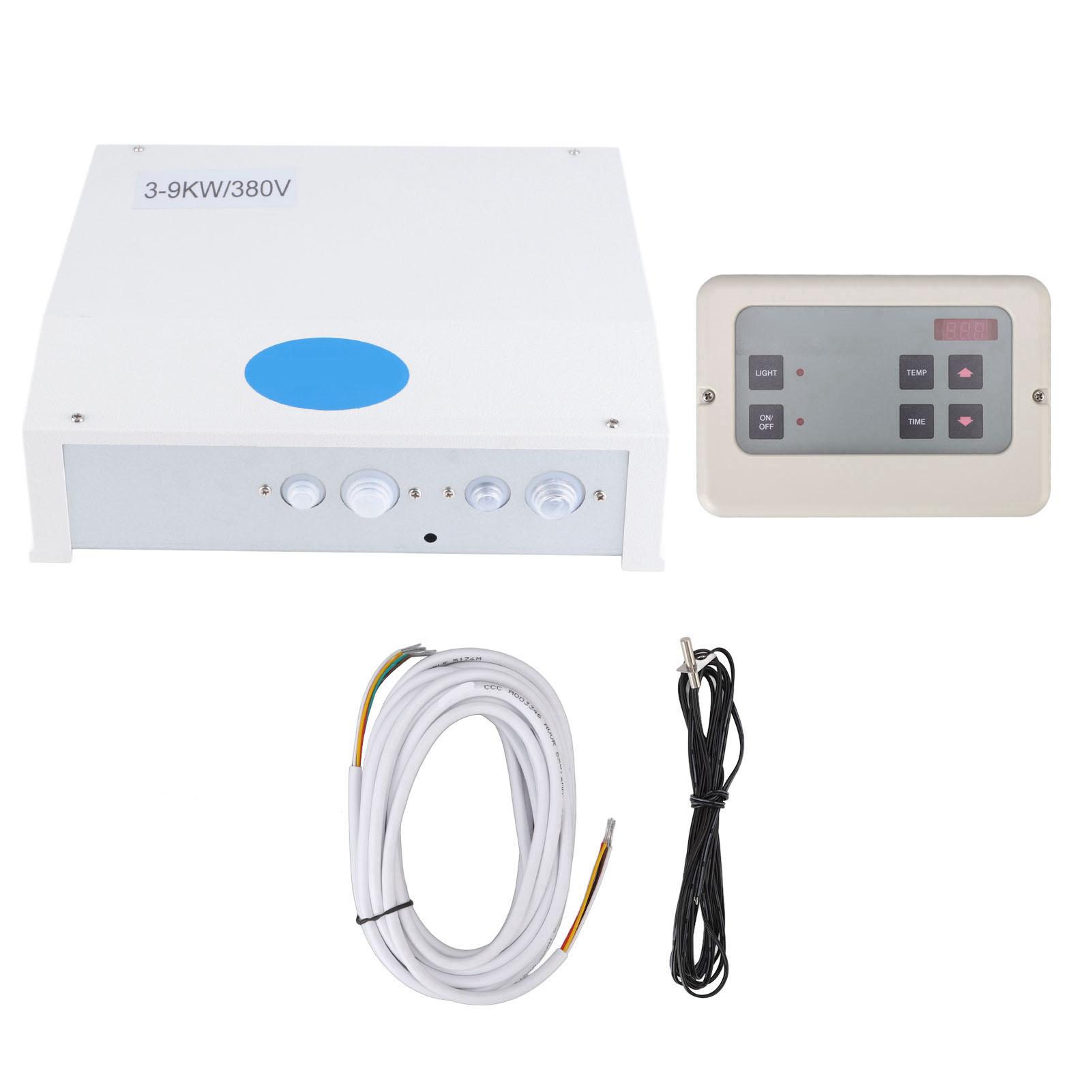 380 V Dampfmotor-Controller, Saunaofen-Dampfgenerator, externer Controller für Sauna-Spa-Raum weiß