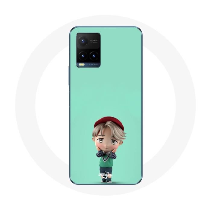 Coque pour Vivo Y21s 2021 / Y21 2021 BTS TinyTAN Animation Jimin