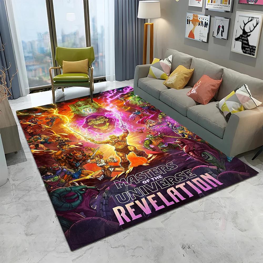 He Man Masters of The Universe Teppich Teppich für Zuhause Wohnzimmer Schlafzimmer Sofa Fußmatte Dekor, Kinder Spielbereich Teppich Rutschfeste Bodenmatte 40x60cm