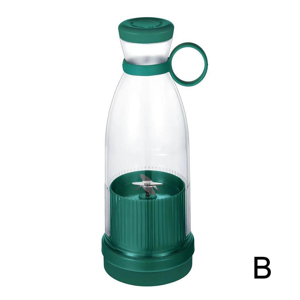 1Pcs Nützliche Tragbare Elektrische Mini Mixer Mixer Shaker Flasche USB Aufladbare Obst Entsafter LM grün