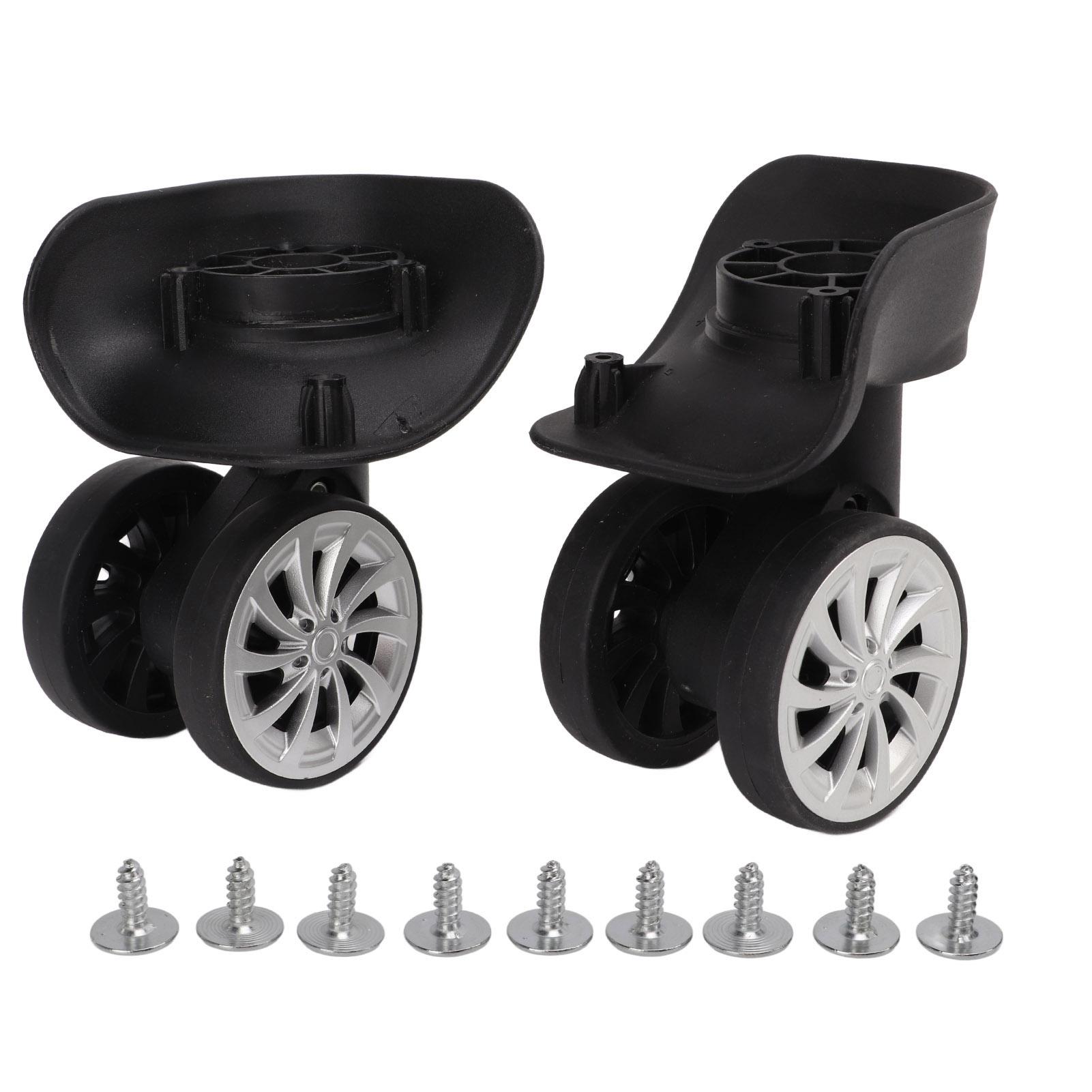 Ersatz-Gepäckrad, drehbar, Reisekoffer, Rollenteile, Zubehör für Reparatur, Ersatz weiß