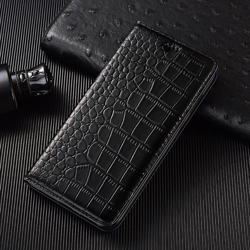 Krokodil Echtes Leder Klapphülle Für iPhone 7 8 Plus X XS XR 11 12 13 14 15 16 16E Pro Plus Max Brieftasche Handyhüllen Abdeckungen iPhone 7 8 Plus schwarz