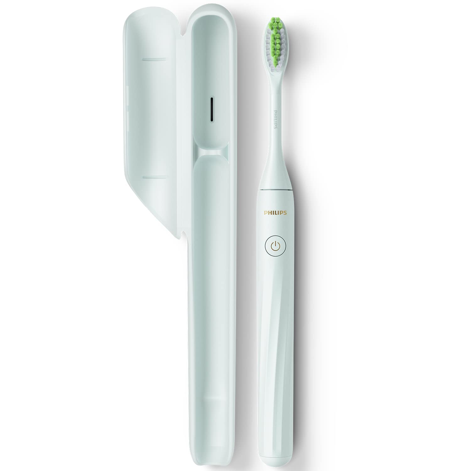 Philips elektrische Zahnbürste Sonicare Philips One Compact Travel Mint (mit Fall) HY1100/03 mintgrün