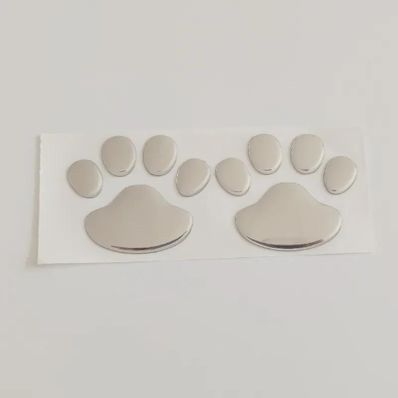2-10 STÜCKE Autoaufkleber Pfote Tier Hund Katze Cooles Design Bärenfußabdrücke Fußabdruck Aufkleber Autoaufkleber für Auto Motorrad 10PCS