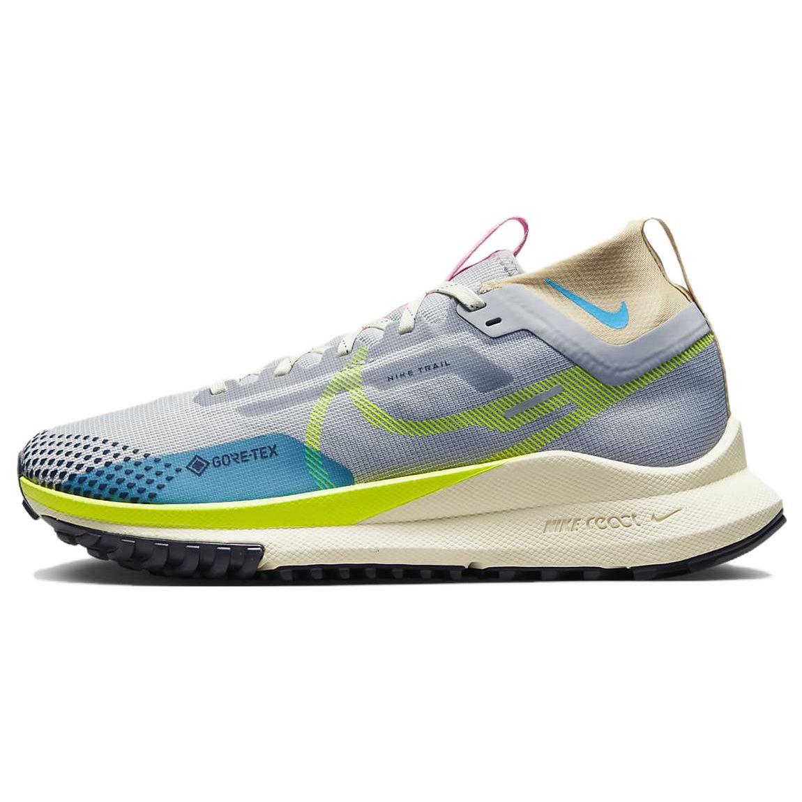 Nike React Pegasus Trail 4 GORE-TEX Wolf Grey Volt Damen Sneaker Stadium-Green Baltic-Blue DJ7929-002 37.5